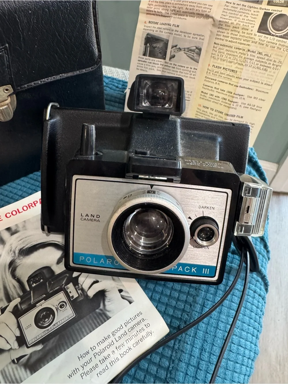 Vintage Polaroid Colorpack III Land Camera Untested